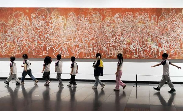 泸深在线 “兹山无尽——石虎最后十年重彩画展”亮相安徽省美术馆